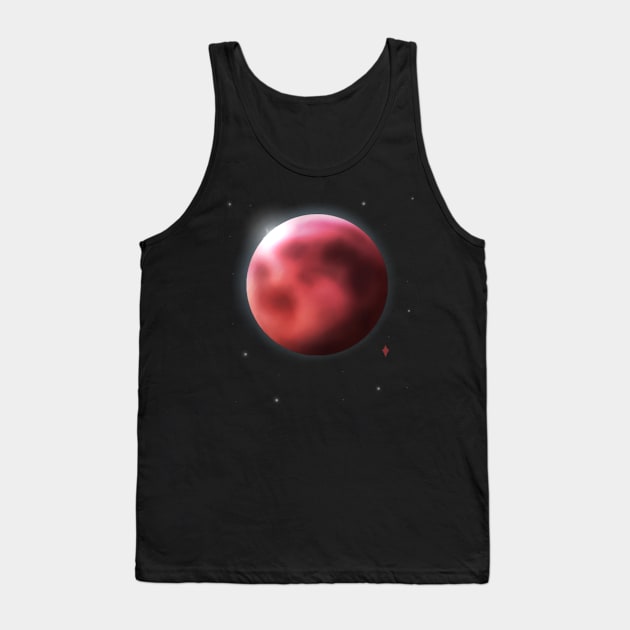 Super Blood Wolf Moon Tank Top by Saramation